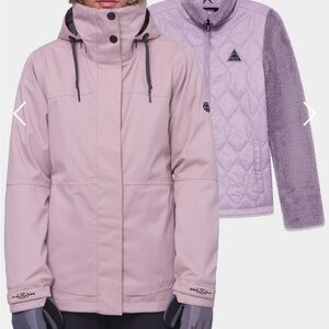 Pink Snowboarding/ski jacket! never worn and tags still on.